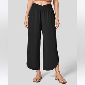 HALARA Breezeful High Waisted Crossover Plicated Pants